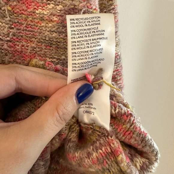 Pink Multi Pilcro v-neck sweater - Picture 5 of 9